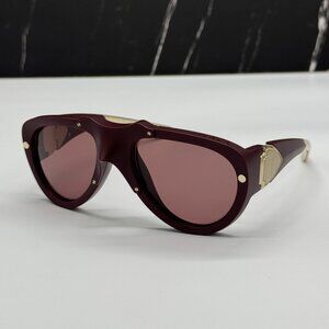 NEW BURBERRY BE4433U 414075 SUNGLASSES BURGUNDY UNISEX BE4433U 4140/75 BURBERRY
